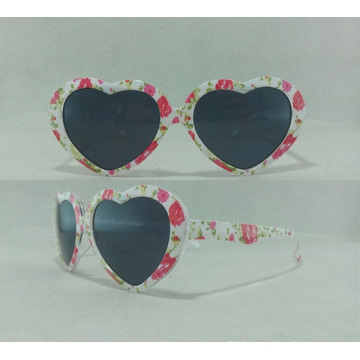 Broken Beautiful Tie-in, Heart-Shape, Fashionable Style Kids Sunglasses (PK08313)